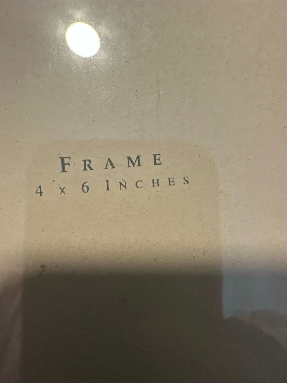 Classic Dark Brown Hammered Metal Picture Frame - 4x6 wood back heavy
